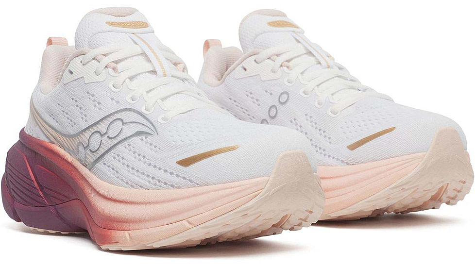 Saucony Hurricane 25 - Womens, White/Cameo, 8, S11026-224-M-8