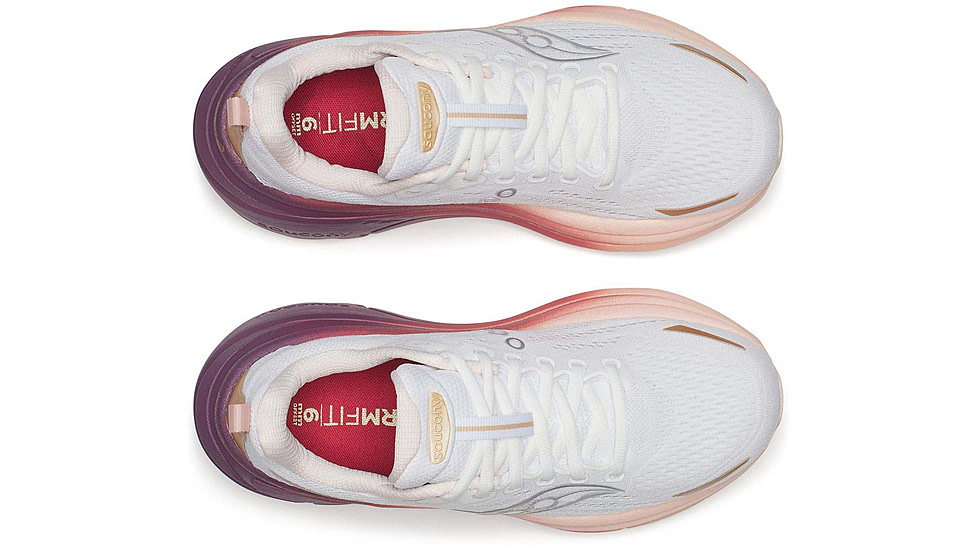 Saucony Hurricane 25 - Womens, White/Cameo, 8, S11026-224-M-8