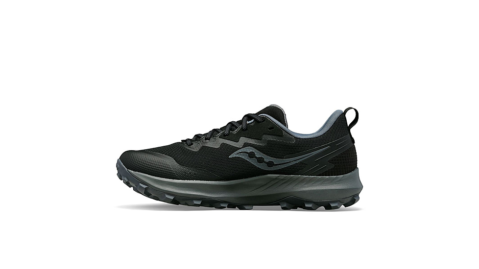 Saucony Peregrine 14 GTX Trail Shoes - Mens, Black/Carbon, 11, Medium, S20918-100-001-M-11