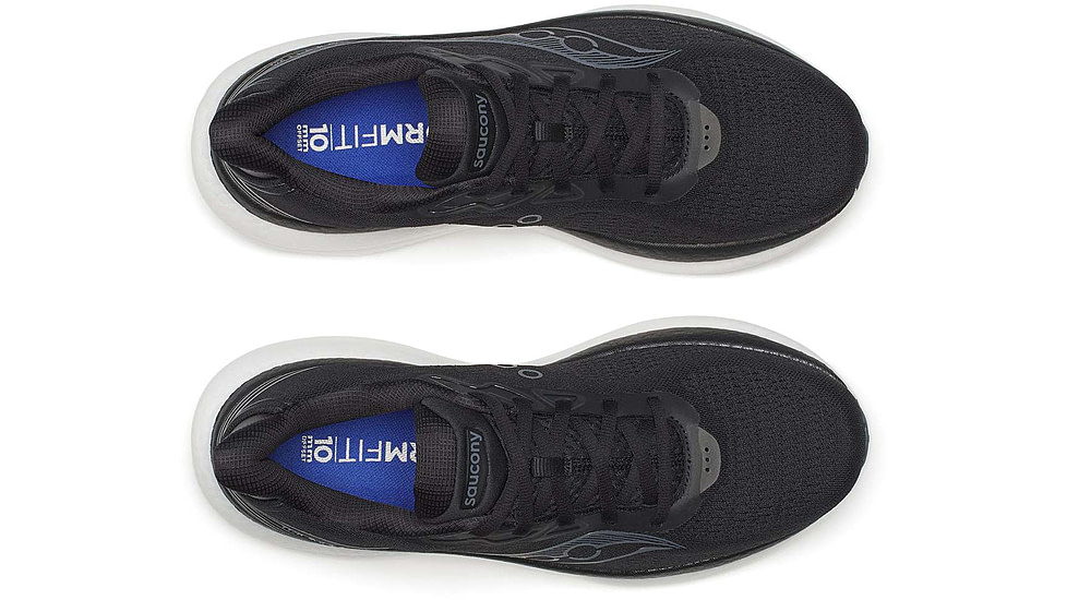 Saucony Triumph 23 - Mens, Black/White, 9.5, S21023-200-M-9.5