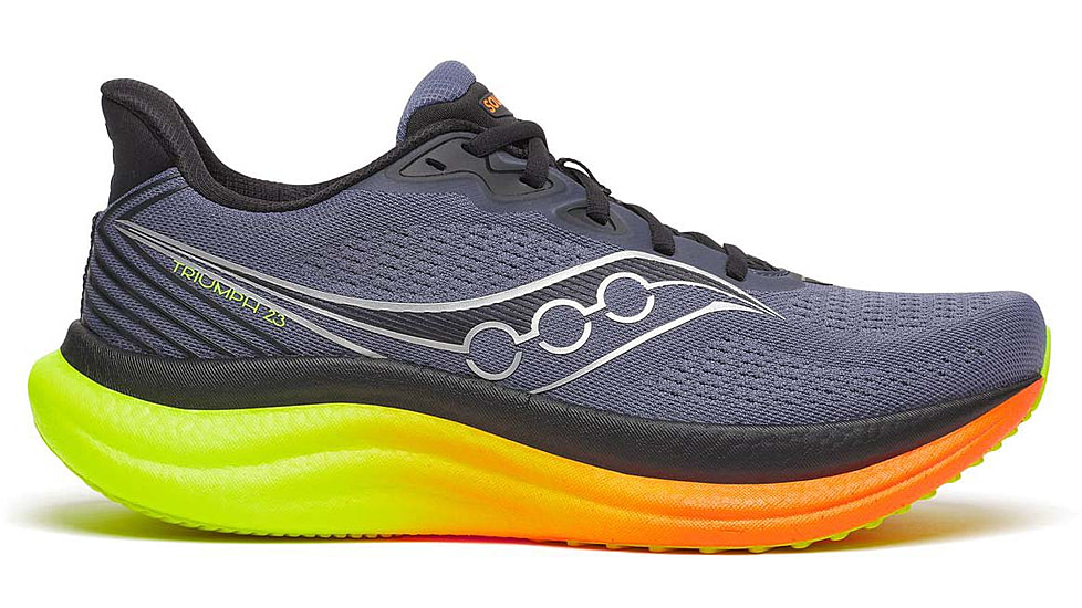 Saucony Triumph 23 - Mens, Shadow/Vizi, 12.5, S21023-99-M-12.5