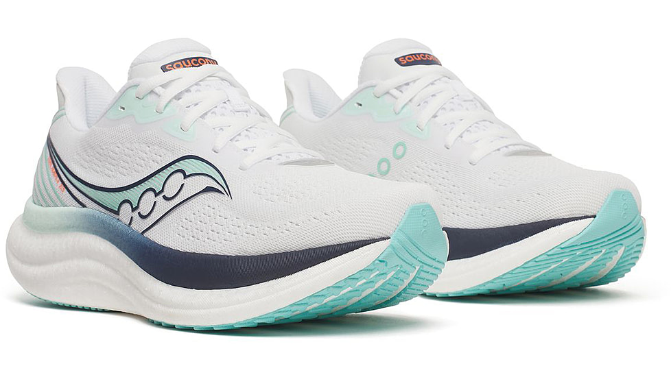 Saucony Triumph 23, White/Navy, 6.5, S11023-172-6.5