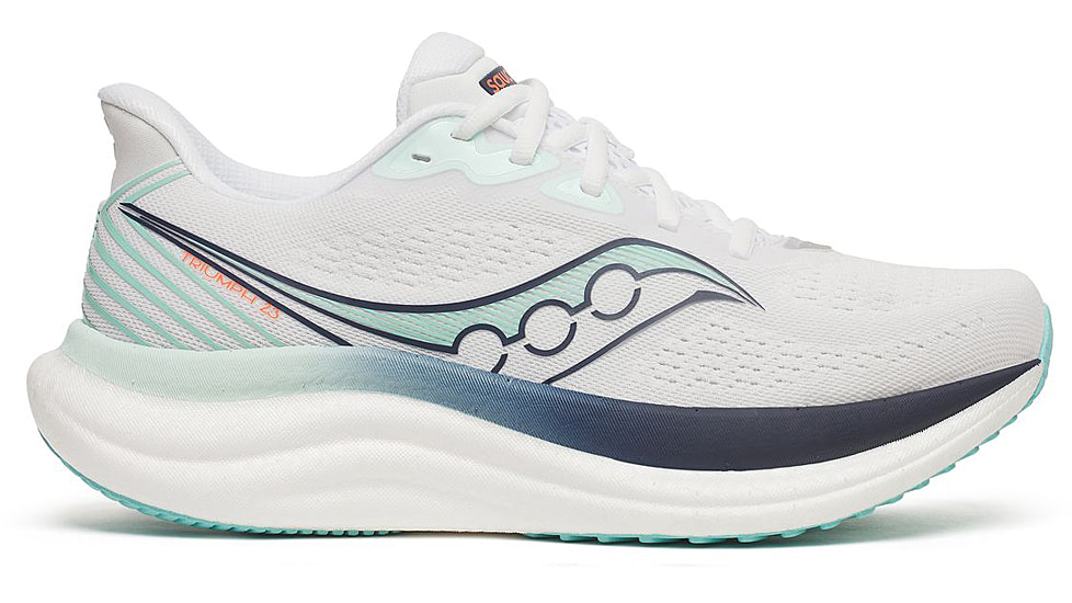 Saucony Triumph 23, White/Navy, 6.5, S11023-172-6.5