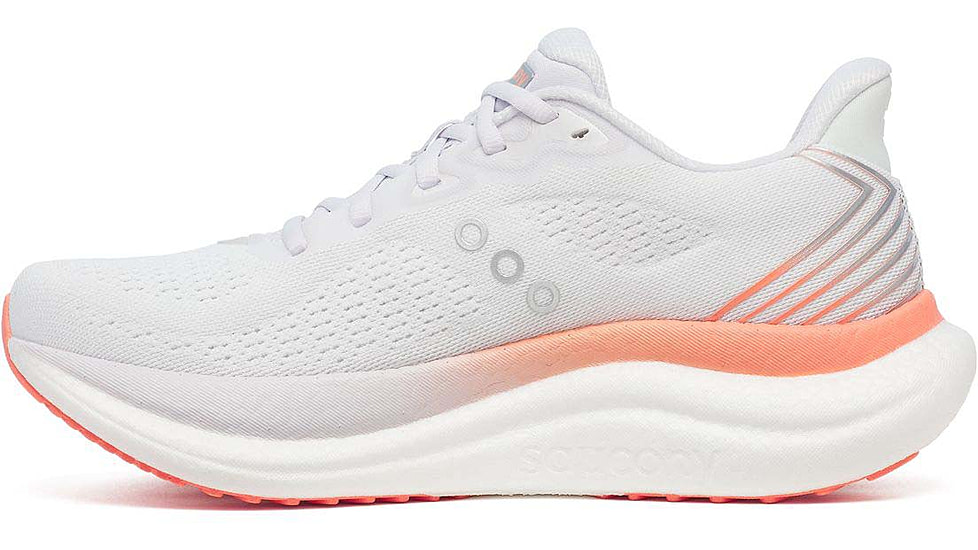 Saucony Triumph 23 - Womens, White/Wistful, 9.5, S11023-244-M-9.5