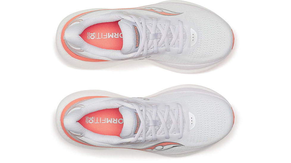 Saucony Triumph 23 - Womens, White/Wistful, 9.5, S11023-244-M-9.5