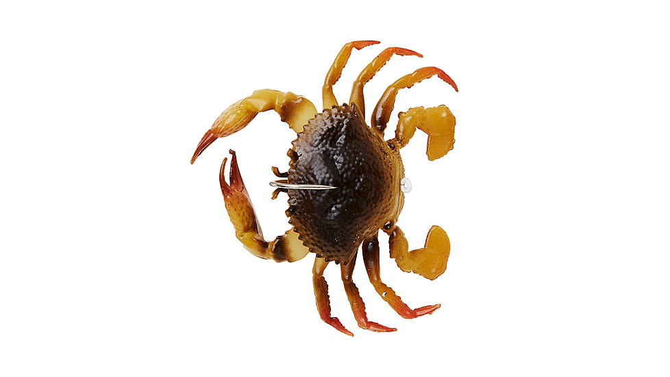 Savage Gear Toughtec Crab Soft Bait, Pack of 1, 0.75in, Light Brown Olive, 1586643
