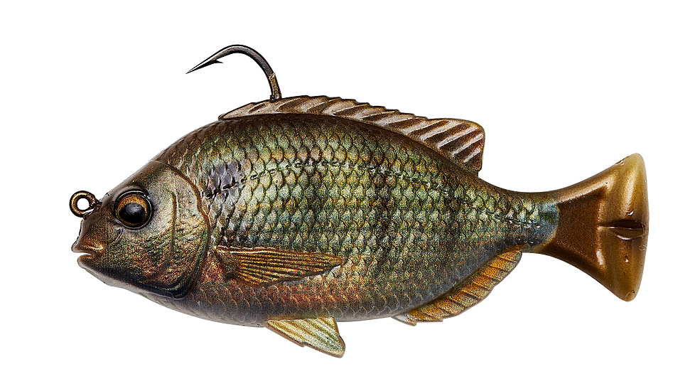 Savage Gear Pulse Tail Pinfish RTF 4in Dark Pinfish, 3242