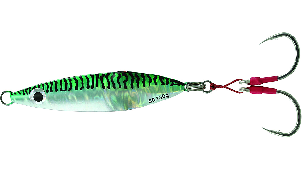 Savage Gear Squish Erratic Swim Jig, 5oz, 4-1/2in, Green Mackerel, 1587100