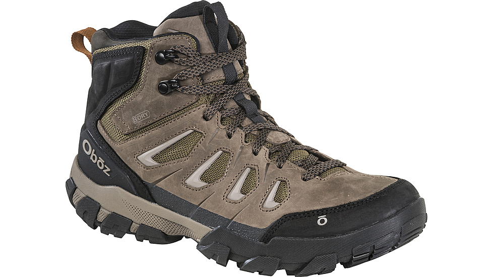 Oboz Sawtooth X Mid B-DRY Shoes - Men's, Wide, Canteen, 9.5, 24001-Canteen-Wide-9.5