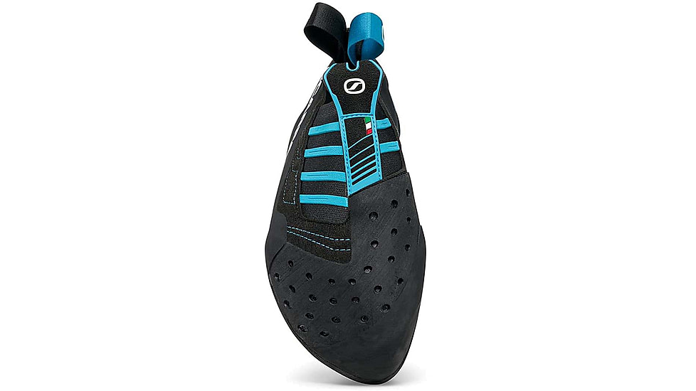 Scarpa Instinct S Climbing Shoes, Black/Azure, 37.5, 70039/000-BlkAzr-37.5