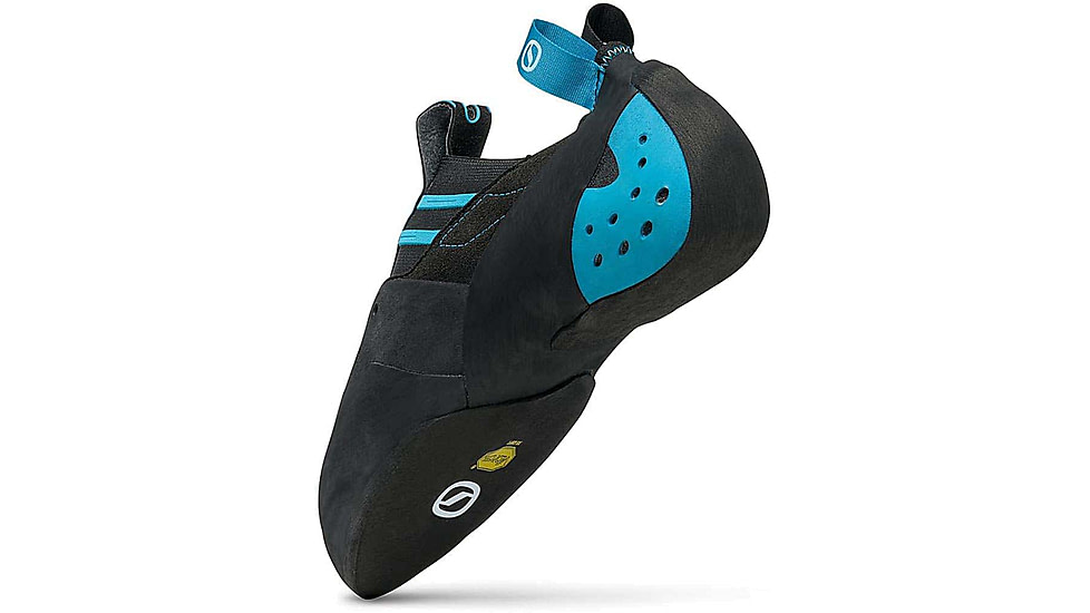 Scarpa Instinct S Climbing Shoes, Black/Azure, 37.5, 70039/000-BlkAzr-37.5