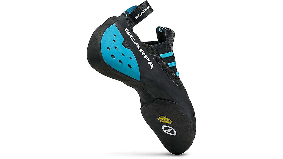 Scarpa Instinct S Climbing Shoes, Black/Azure, 37.5, 70039/000-BlkAzr-37.5