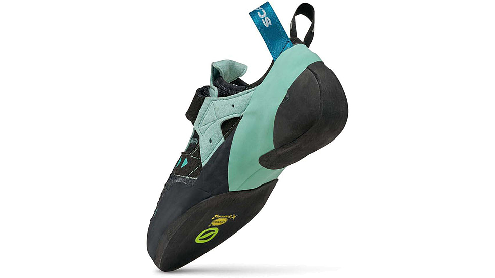 Scarpa Instinct VS Climbing Shoes - Womens, Black/Aqua, 38.5, 70013/002-BlkAqua-38.5
