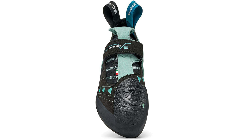 Scarpa Instinct VS Climbing Shoes - Womens, Black/Aqua, 38.5, 70013/002-BlkAqua-38.5