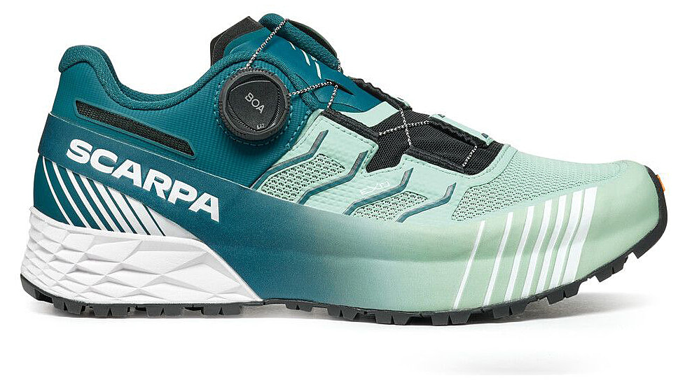 Scarpa Ribelle Run Kalibra HT Shoes - Womens, Misty Jade/Deep Lagoon, 36, 33084/352-MstJdeDpLgn-36
