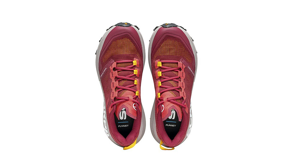 Scarpa Spin Planet Shoes - Womens, Deep Red/Saffron, 41, 33063/352-DpRedSaf-41