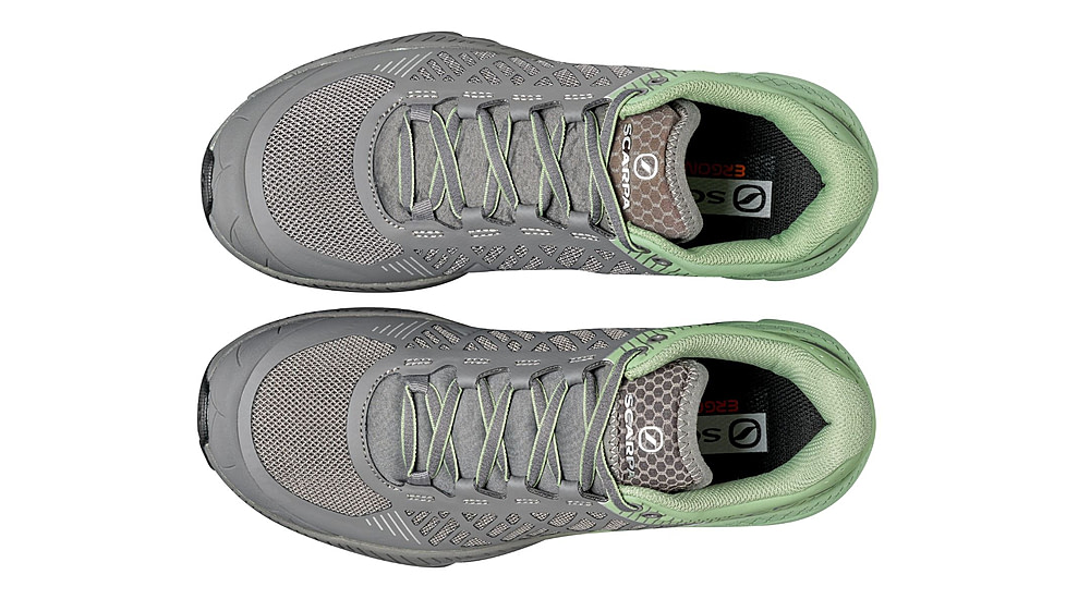 Scarpa Spin Ultra Trailrunning Shoes - Womens, Shark/Mineral Green, 40, 33069/352-SrkMgrn-40