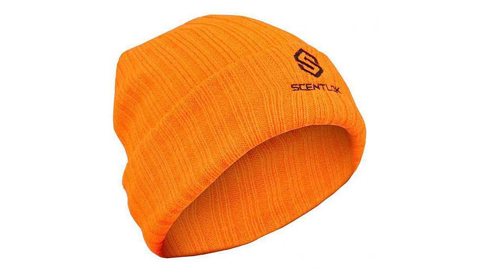 ScentLok Carbon Alloy Knit Cuff Beanie, Blaze Orange, One Size, 2105042-126-OS