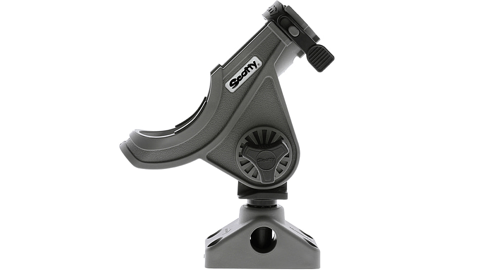Scotty 280 Bait Caster/Spinning Rod Holder, Grey, 0280-GR