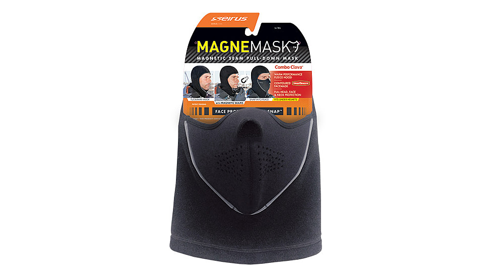 Seirus HWS Magnemask Combo Clava, Black, Large/Extra Large, 814900014