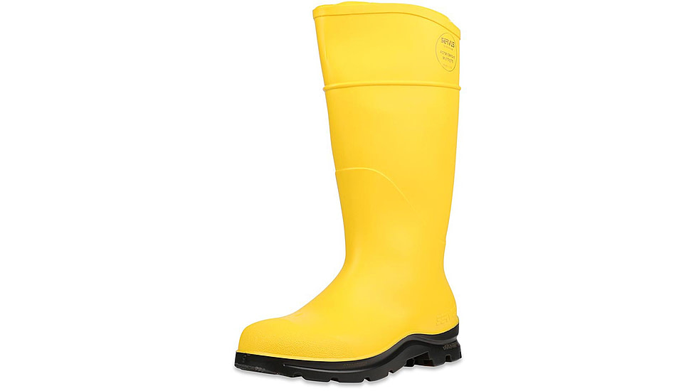 Servus CT PVC 14in Steel Toe Boot - Mens, Yellow / Black, 7, 18835-YLW-070