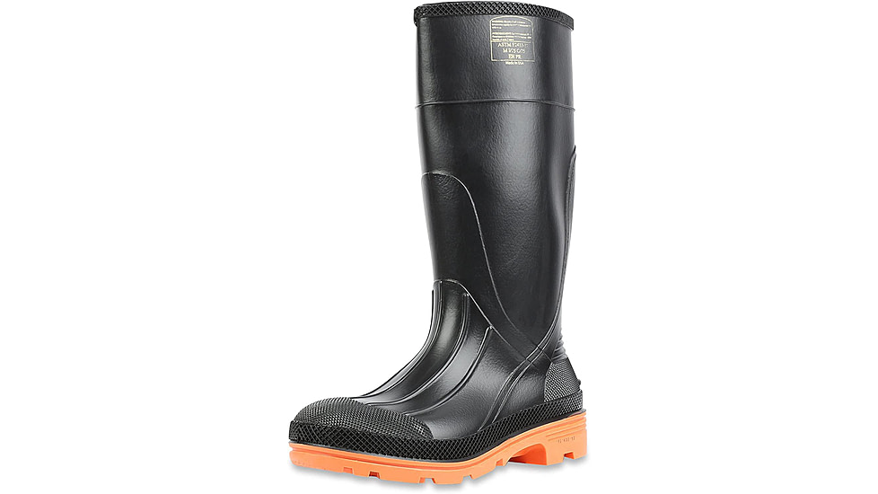 Servus PRM 15 in Steel Toe Boots - Mens, Black/Orange, 12, 75145C-BLK-120