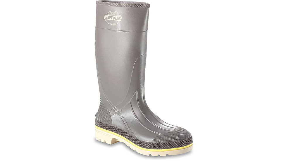 Servus PRO+ PVC Footwear - Mens, Yellow / Beige, 5, 75105-GYM-050