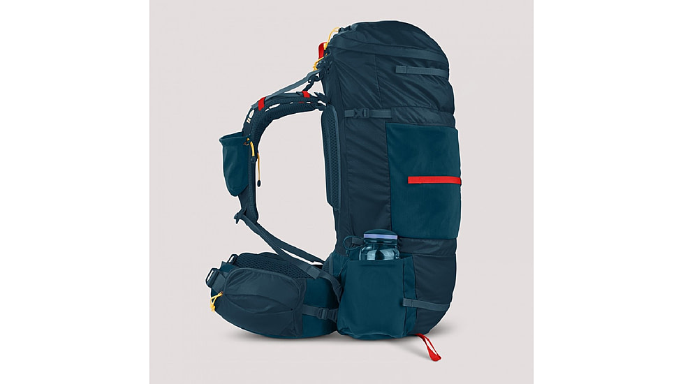 Sierra Designs 60-80L Flex Capacitor Backpack, Majolica Blue, Medium/Large, 80710123MJB-M/L