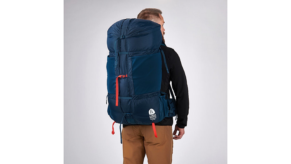 Sierra Designs 60-80L Flex Capacitor Backpack, Majolica Blue, Medium/Large, 80710123MJB-M/L