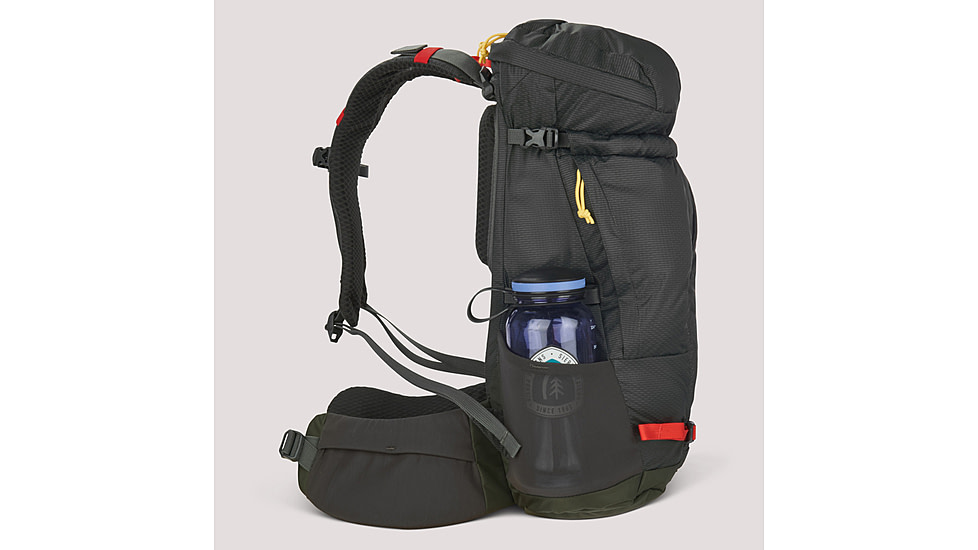 Sierra Designs Flex Hike 20-30L Backpacks, Peat/Fiery Red, 80711823PT