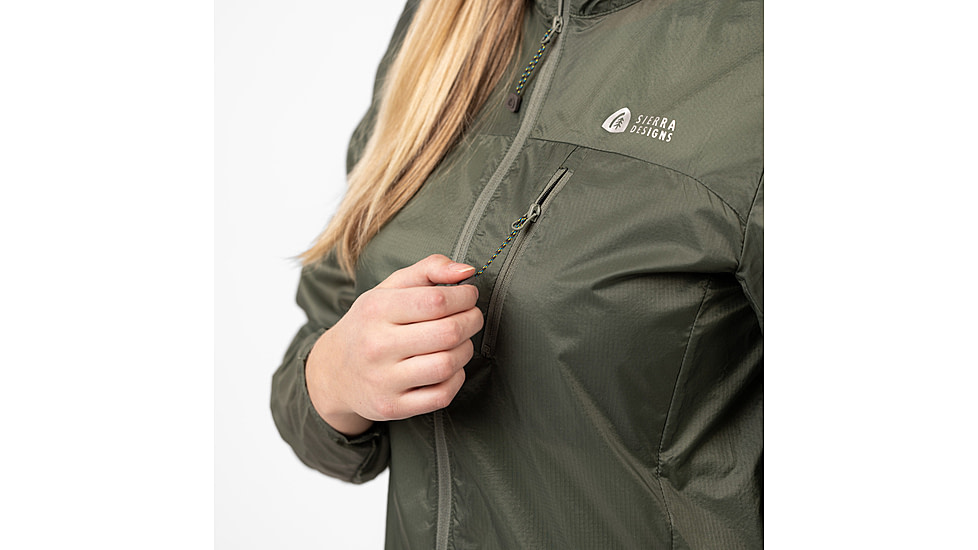 Sierra Designs Tepona Wind Jackets - Womens, Agave Green, Small, 33595422AG-SM