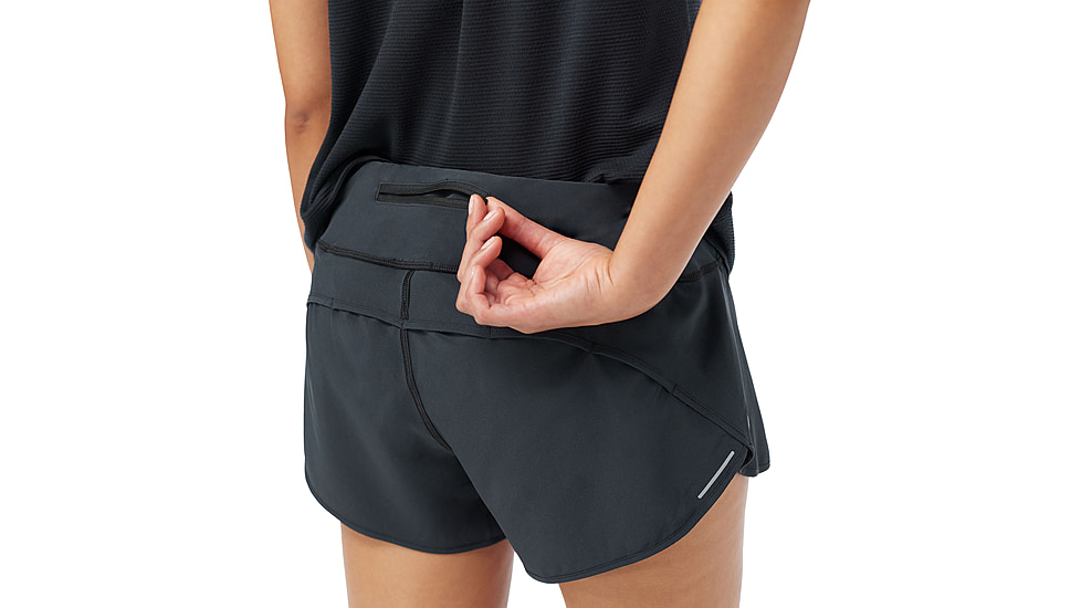 Smartwool Active Lined 3 in Short - Womens, Black, Medium, SW002769001100M000