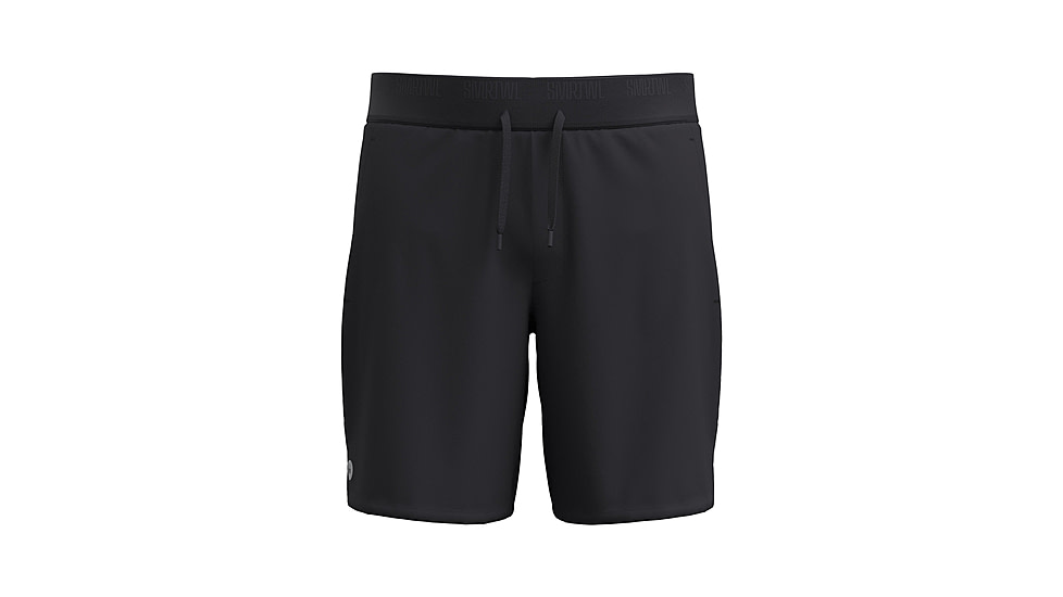 Smartwool Active Lined 7 in Short - Mens, Black, Medium, SW002839001100M000