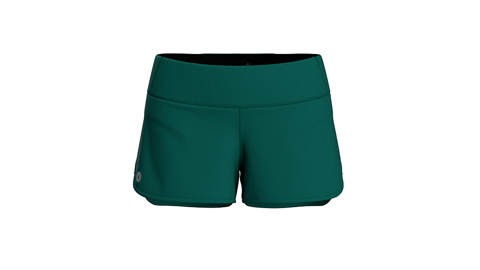 Smartwool Active Lined Short - Womens, Emerald Green, Extra Large, SW016604L851XL