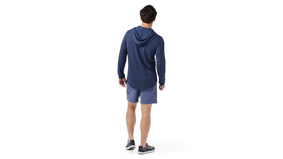 Smartwool Active Mesh Hoodie - Mens, Nightfall Blue/Deep Navy, Small, SW002295P62100S000