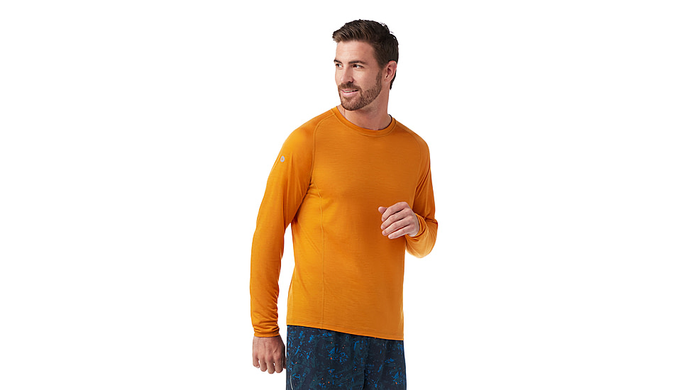 Smartwool Active Ultralite Long Sleeve - Mens, Marmalade, Extra Large, SW016546L8610XL000