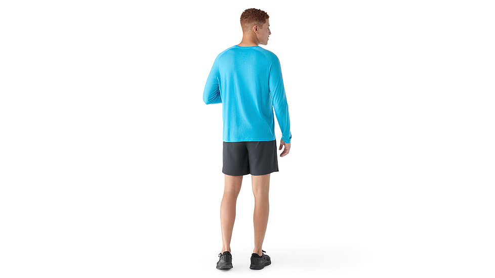 Smartwool Active Ultralite Long Sleeve - Mens, Pool Blue, Extra Large, SW016546N1810XL000