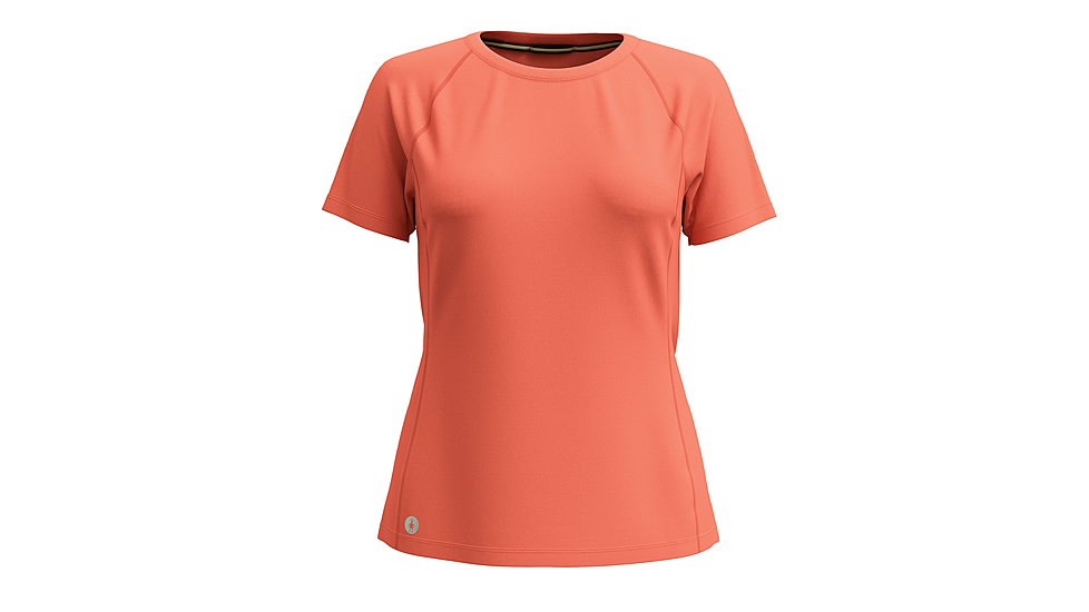 Smartwool Active Ultralite Short Sleeve - Womens, Coral Reef, Medium, SW016587P35100M000