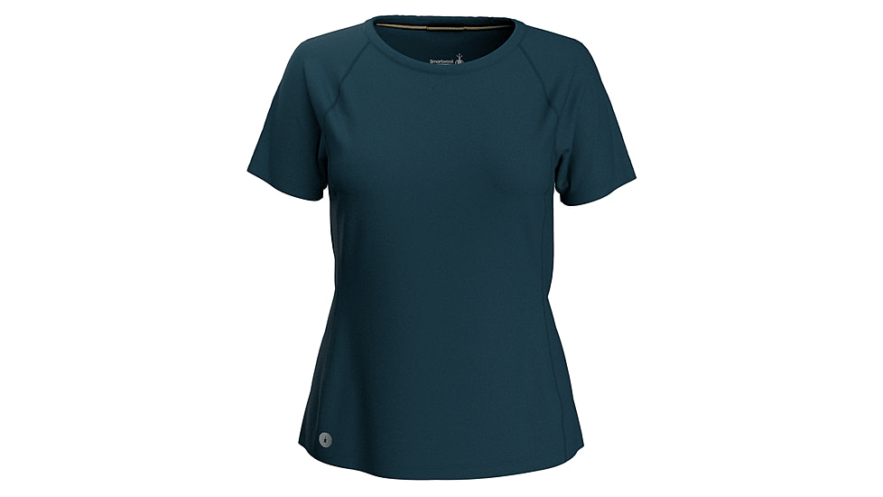 Smartwool Active Ultralite Short Sleeve - Womens, Twilight Blue, Large, SW016587G741L