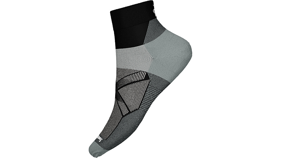 Smartwool Bike Zero Cushion Ankle Socks, Black, Medium, SW0019890011-001 BLACK-M