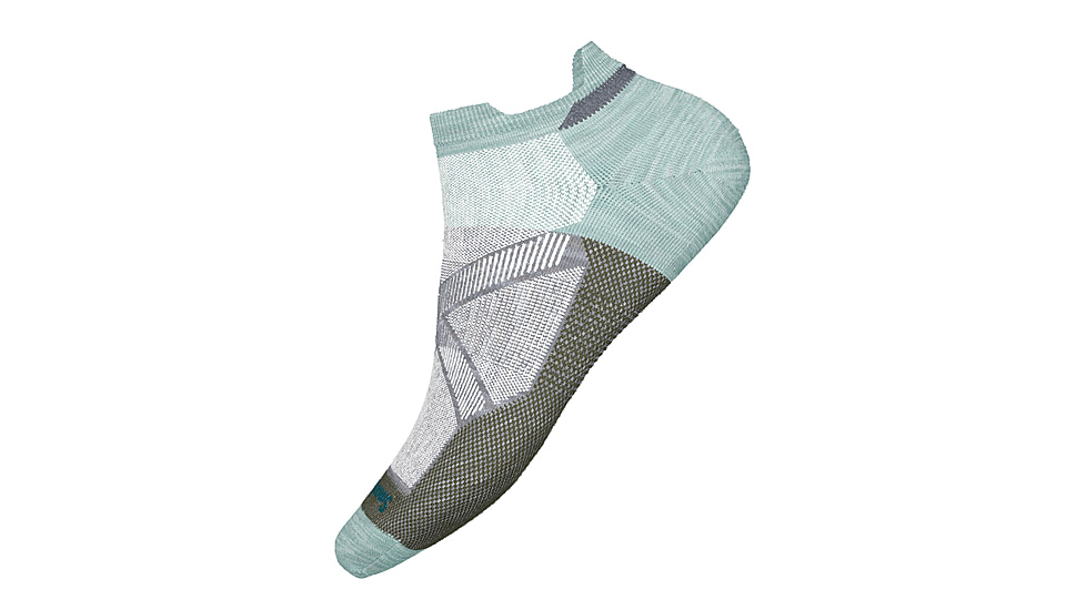 Smartwool Bike Zero Cushion Low Ankle Socks - Womens, Frosty Green, Medium, SW001969B721-M