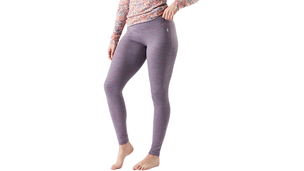Smartwool Classic Thermal Merino Base Layer Bottom - Womens, Chalk Violet Heather, Large, SW019242N81100L000