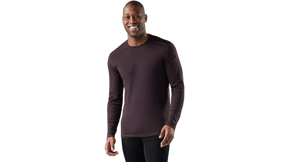 Smartwool Classic Thermal Merino Base Layer Crew - Mens, Mink Heather, Medium, SW016349P85100M000