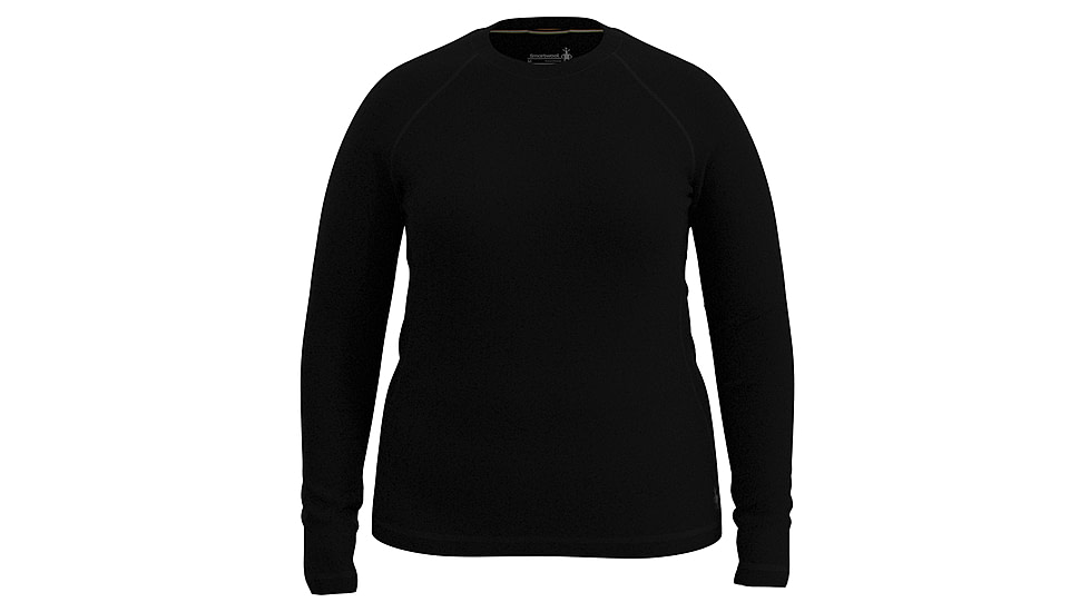 Smartwool Classic Thermal Merino Base Layer Crew Plus - Womens, Black, 2X, SW0167800011-001 BLACK-2X