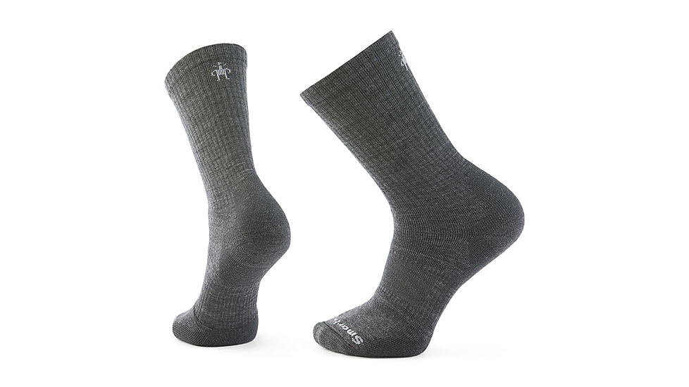 Smartwool Everyday Athletic Crew Socks, Medium Gray, Extra Large, SW00268205210XL000
