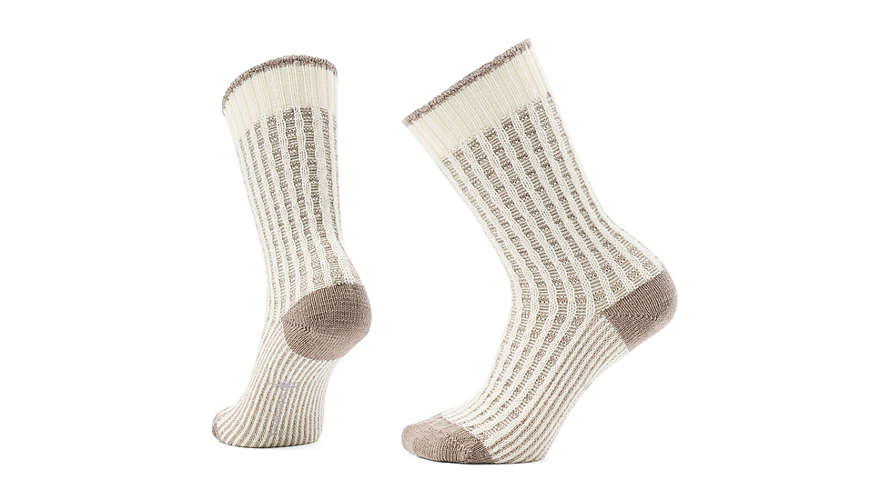 Smartwool Everyday Cozy Waffle Press Crew Socks - Womens, Natural, Medium, SW002504100100M000