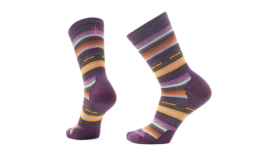 Smartwool Everyday Margarita Crew Socks - Womens, Wild Salmon, Medium, SW002091J99100M000