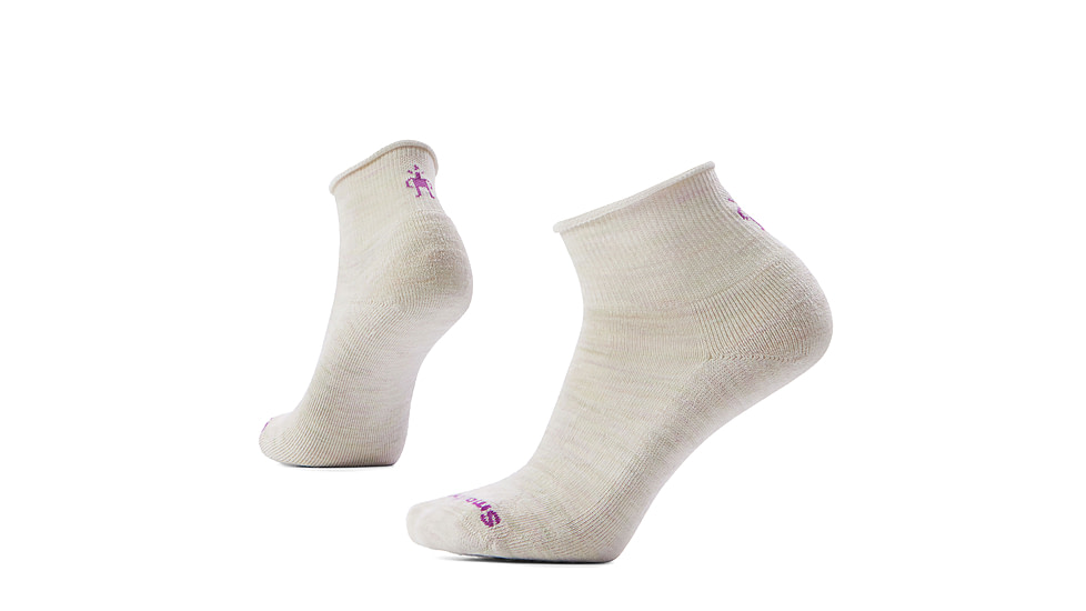 Smartwool Everyday Roll Top Ankle Socks - Womens, Moonbeam, Medium, SW002882A81100M000