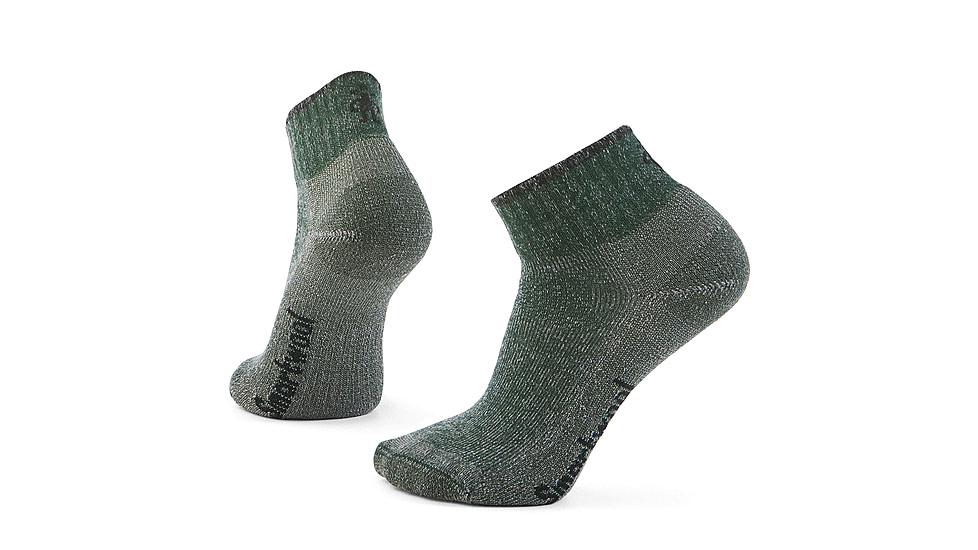 Smartwool Hike Classic Edition Light Cushion Second Cut Ankle Socks, Dark Sage, Large, SW002690G51100L000