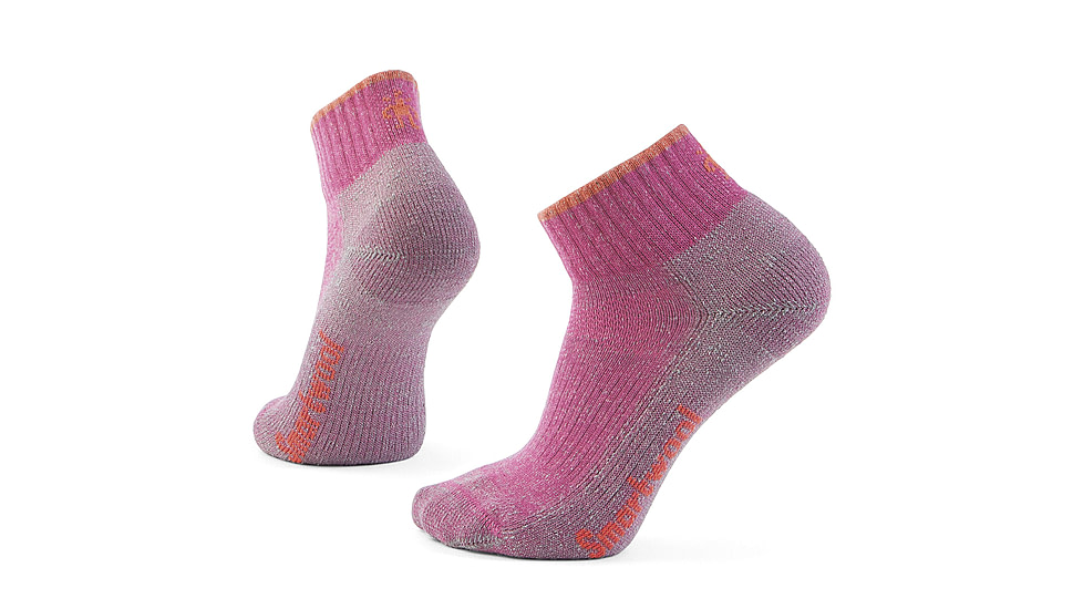 Smartwool Hike Classic Edition Light Cushion Second Cut Ankle Socks, Meadow Mauve, Large, SW002690A22100L000